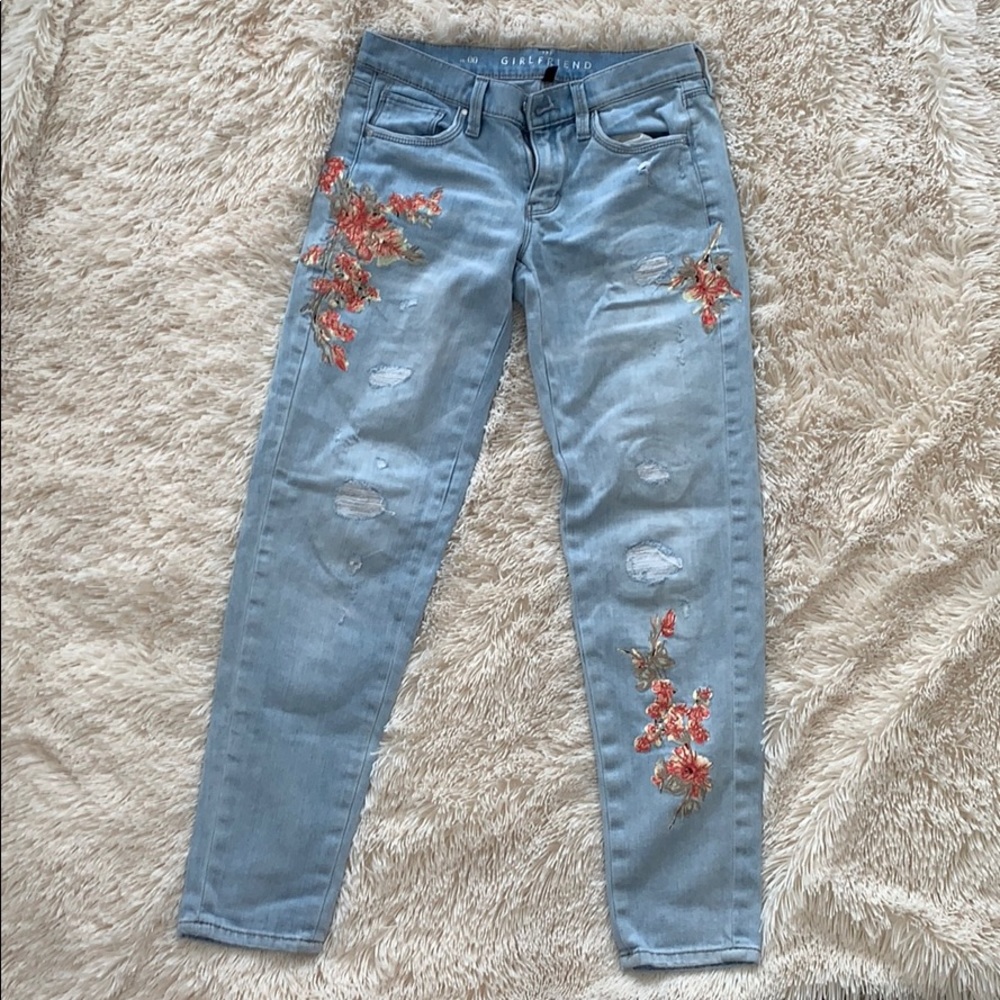white house black market girlfriend jeans